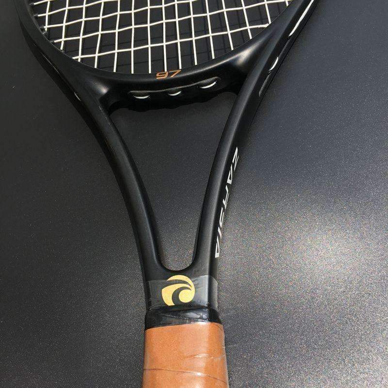 Planet Gates Custom taiwan 100% carbon Tennis racket 97sq.in headsize 315g foamed handle Black graphite tennis racquet with bag