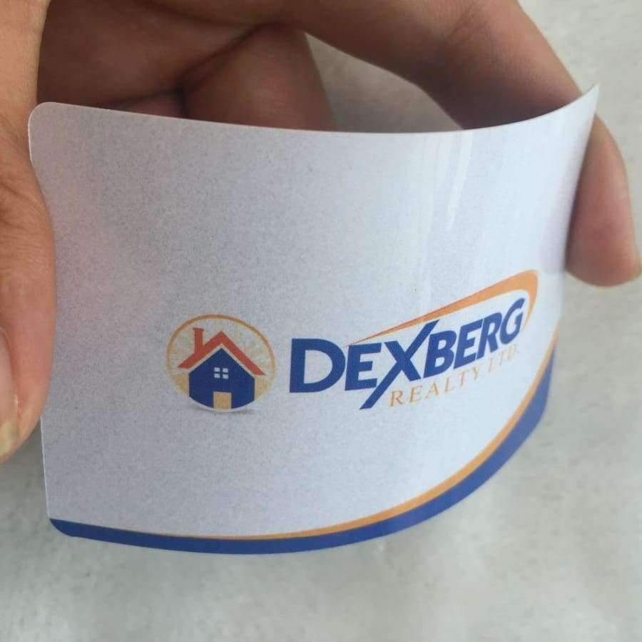 Planet Gates Custom thickness 0.38mm  two-sided printing Business card Plastic PVC  business cards printing visit card printing