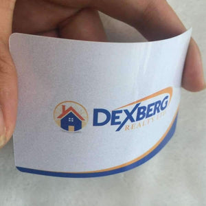 Planet Gates Custom thickness 0.38mm  two-sided printing Business card Plastic PVC  business cards printing visit card printing