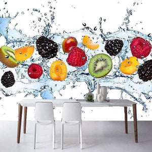 Planet Gates Custom Wall Painting Fresh Fruit Photo Wallpaper Restaurant Living Room Kitchen Background Wall Mural Non-woven Wallpaper Modern