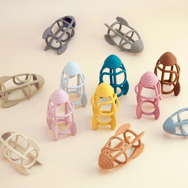 Planet Gates Customizable Logo Baby Teether Molar Toy Food Grade Silicone Material Toy Ball Educational Toy Boy Girl Gift BPA Free