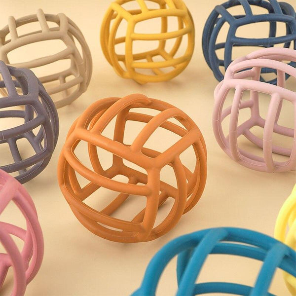 Planet Gates Customizable Logo Baby Teether Molar Toy Food Grade Silicone Material Toy Ball Educational Toy Boy Girl Gift BPA Free