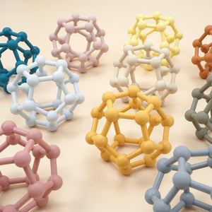 Planet Gates Customizable Logo Baby Teether Molar Toy Food Grade Silicone Material Toy Ball Educational Toy Boy Girl Gift BPA Free