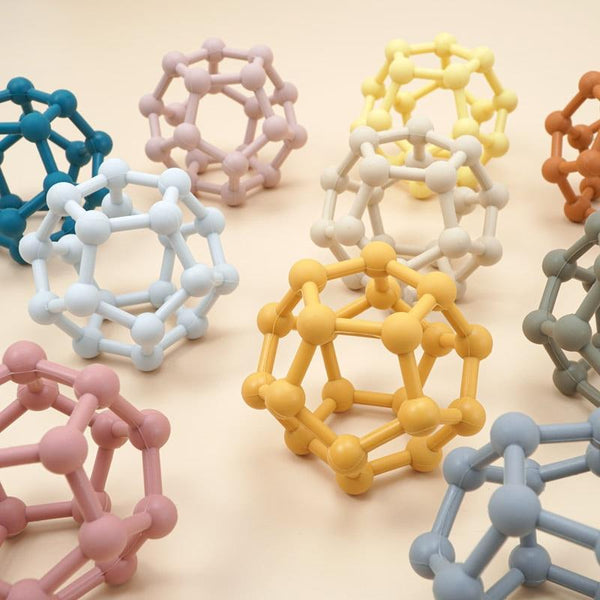 Planet Gates Customizable Logo Baby Teether Molar Toy Food Grade Silicone Material Toy Ball Educational Toy Boy Girl Gift BPA Free