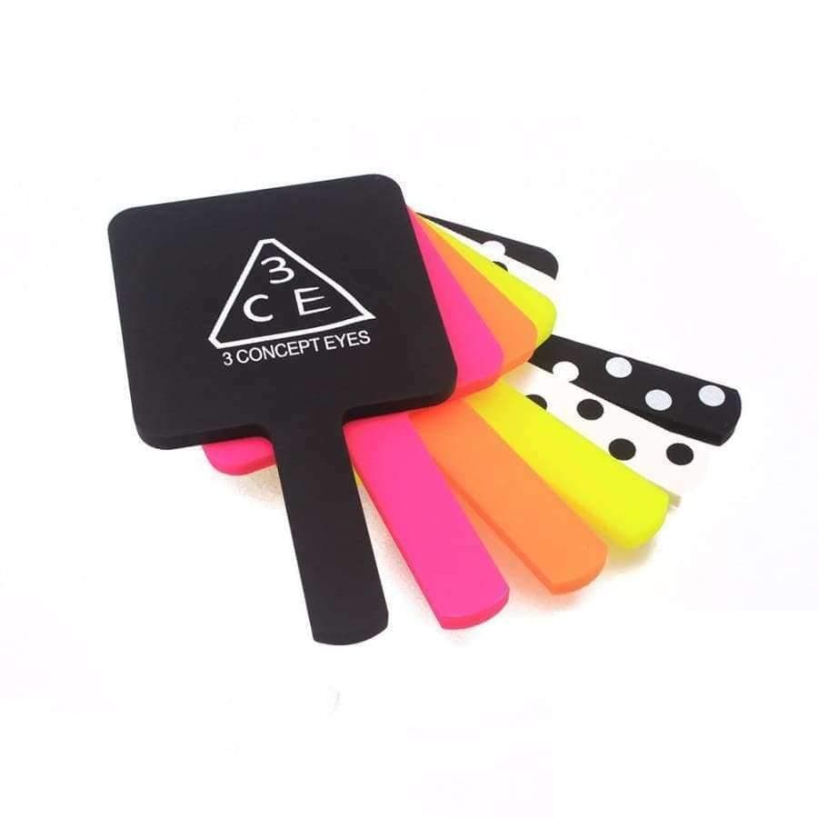 Planet Gates Customize Mini Handle Fashion Portable Makeup Mirror Hand Hold Plastic Cosmetic Mirror Square Gift Dropshipping Wholesale OEM