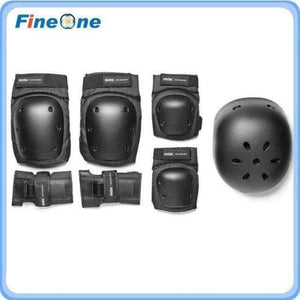 Planet Gates Customized Black S Helmet Elbow Knee Protection Kit Skating Helmet Electric Scooter Protection Kit for Ninbot Mini Balacne Scooter