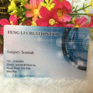 Planet Gates Customized business cards custom frost transparent plastic business card printing  stronger and waterproof name/visit card