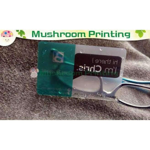 Planet Gates Customized custom printing special high quality pvc transparent plastic business name card