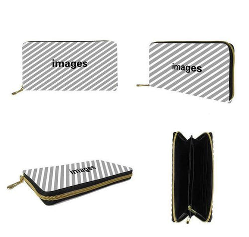 Planet Gates customized Women Wallets Cartoon Mouse Printing Leather Female Wallet Cute Women's Purse for Coin Card Holder Girls Clutch