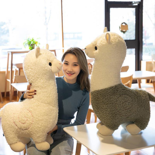 Planet Gates Cute Alpaca 6 Color Plush Toys Fashion Animal Soft Stuffed Dolls Office Chair Sofa Kawaii Pillows Birthday Gift for Child Girls