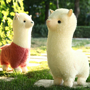 Planet Gates Cute Alpaca 6 Color Plush Toys Fashion Animal Soft Stuffed Dolls Office Chair Sofa Kawaii Pillows Birthday Gift for Child Girls