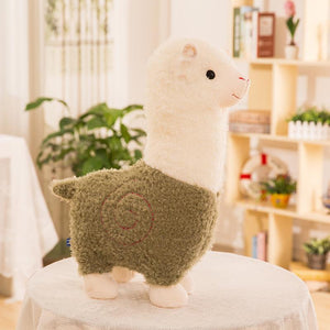 Planet Gates Cute Alpaca 6 Color Plush Toys Fashion Animal Soft Stuffed Dolls Office Chair Sofa Kawaii Pillows Birthday Gift for Child Girls