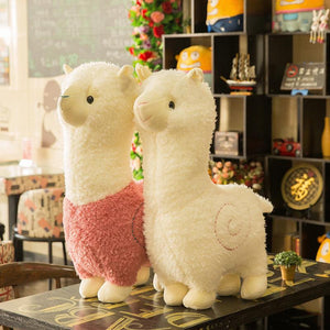 Planet Gates Cute Alpaca 6 Color Plush Toys Fashion Animal Soft Stuffed Dolls Office Chair Sofa Kawaii Pillows Birthday Gift for Child Girls