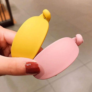 Cute Candy Colors Banana Shape Hair Claws Women Girls Sweet Hair Clips Ponytail Holder Hairpins Fashion Hair Accessories