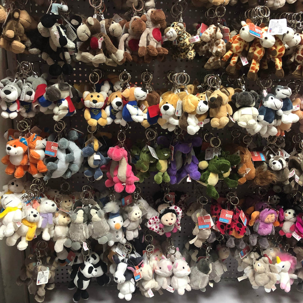 Planet Gates Cute Cartoon Bear Elephant Raccoon Monkey Animal Plush Toy Keychain Backpack Bag Keychain Shark Dinosaur Lion Omelette Cute Gift