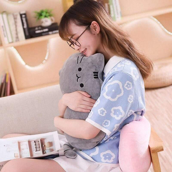 Cute Cat Plush Pillow Kitten Cushion Soft Colorful Stuffed Toys Pendant Doll Houseware Gifts For Girlfriend