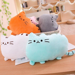 Cute Cat Plush Pillow Kitten Cushion Soft Colorful Stuffed Toys Pendant Doll Houseware Gifts For Girlfriend