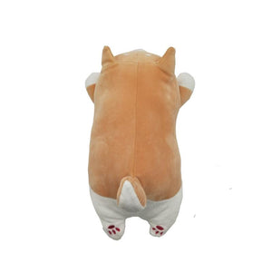 Planet Gates Cute Corgi Dog doll pillow Shiba Inu plush toy  holding sleeping doll Stuffed animal pillow gift for baby 35cm