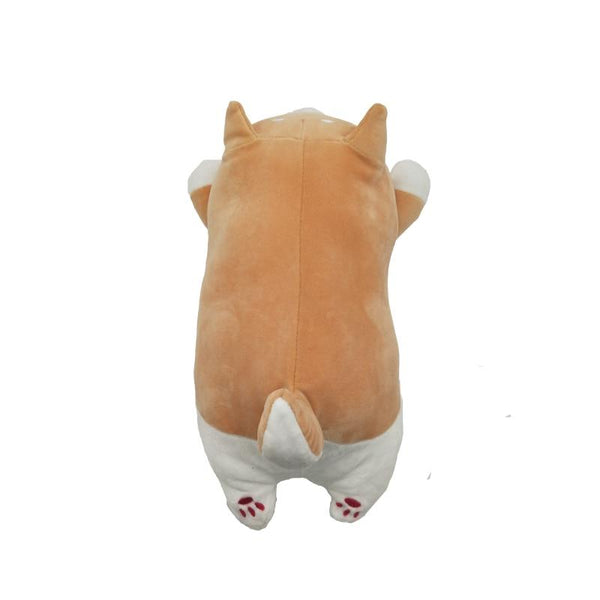 Planet Gates Cute Corgi Dog doll pillow Shiba Inu plush toy  holding sleeping doll Stuffed animal pillow gift for baby 35cm