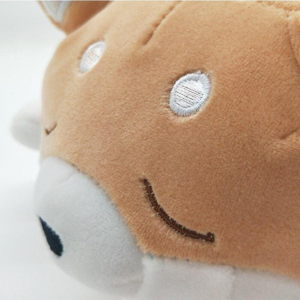 Planet Gates Cute Corgi Dog doll pillow Shiba Inu plush toy  holding sleeping doll Stuffed animal pillow gift for baby 35cm