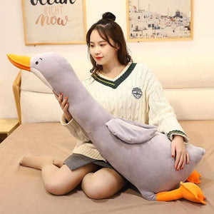 Planet Gates Cute Cotton Goose Stuffed Toys Animal Baby Accompanying Dolls Plush Comfort Dolls Soft Pillow Nordic Home Decor