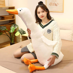 Planet Gates Cute Cotton Goose Stuffed Toys Animal Baby Accompanying Dolls Plush Comfort Dolls Soft Pillow Nordic Home Decor