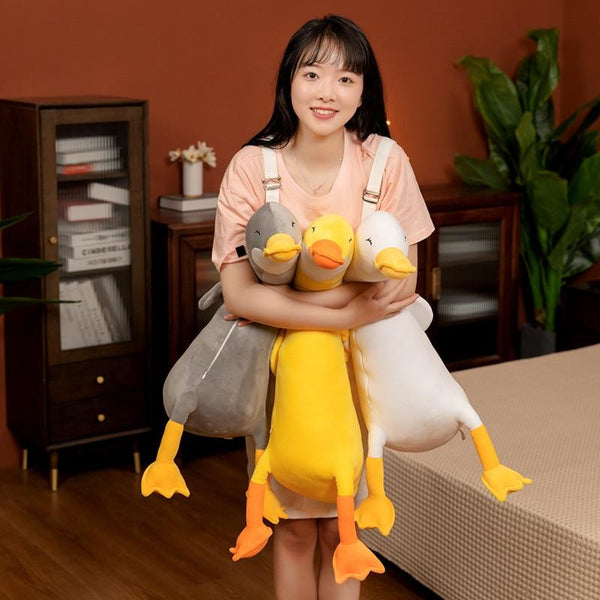 Planet Gates Cute Cotton Goose Stuffed Toys Animal Baby Accompanying Dolls Plush Comfort Dolls Soft Pillow Nordic Home Decor