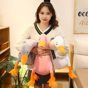 Planet Gates Cute Cotton Goose Stuffed Toys Animal Baby Accompanying Dolls Plush Comfort Dolls Soft Pillow Nordic Home Decor