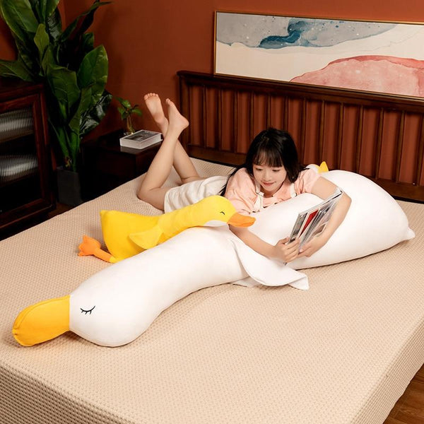 Planet Gates Cute Cotton Goose Stuffed Toys Animal Baby Accompanying Dolls Plush Comfort Dolls Soft Pillow Nordic Home Decor
