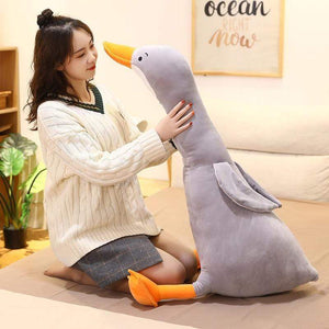 Planet Gates Cute Cotton Goose Stuffed Toys Animal Baby Accompanying Dolls Plush Comfort Dolls Soft Pillow Nordic Home Decor