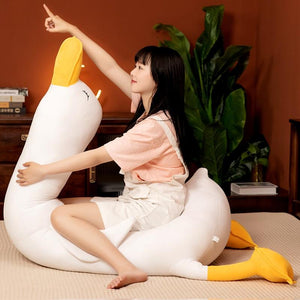 Planet Gates Cute Cotton Goose Stuffed Toys Animal Baby Accompanying Dolls Plush Comfort Dolls Soft Pillow Nordic Home Decor