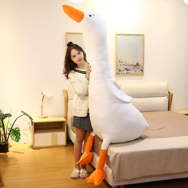 Planet Gates Cute Cotton Goose Stuffed Toys Animal Baby Accompanying Dolls Plush Comfort Dolls Soft Pillow Nordic Home Decor