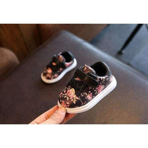 Planet Gates Cute Flower Baby Girls Shoes Comfortable Leather Kids Sneakers For Girl Toddler Newborn Shoes Soft Bottom First Walker