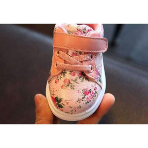 Planet Gates Cute Flower Baby Girls Shoes Comfortable Leather Kids Sneakers For Girl Toddler Newborn Shoes Soft Bottom First Walker
