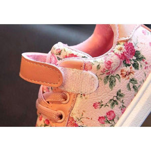 Planet Gates Cute Flower Baby Girls Shoes Comfortable Leather Kids Sneakers For Girl Toddler Newborn Shoes Soft Bottom First Walker
