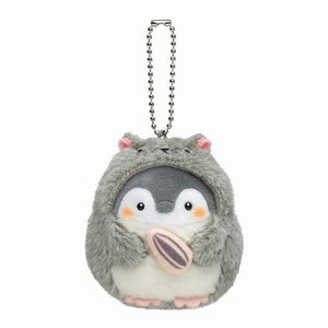 Planet Gates Cute Penguin Plush Doll New Cartoon Koupen Chan Animal Plush Toys Kawaii Anime Hamster Key Chain Ring Bag Pendant Gift for Girls