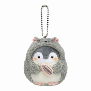 Planet Gates Cute Penguin Plush Doll New Cartoon Koupen Chan Animal Plush Toys Kawaii Anime Hamster Key Chain Ring Bag Pendant Gift for Girls