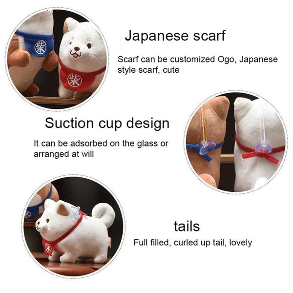 Planet Gates Cute Shiba Inu Corgi Dog Animal Soft Stuffed Plush Doll Cushion Kids Toy Gift