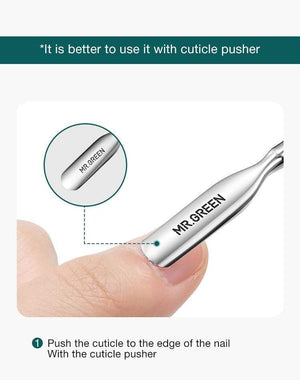 Planet Gates Cuticle Nippers Nail Manicure Cuticle Scissors Clippers Trimmer Dead Skin Remover Pedicure Stainless Steel Cutters Tool