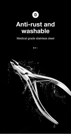 Planet Gates Cuticle Nippers Nail Manicure Cuticle Scissors Clippers Trimmer Dead Skin Remover Pedicure Stainless Steel Cutters Tool