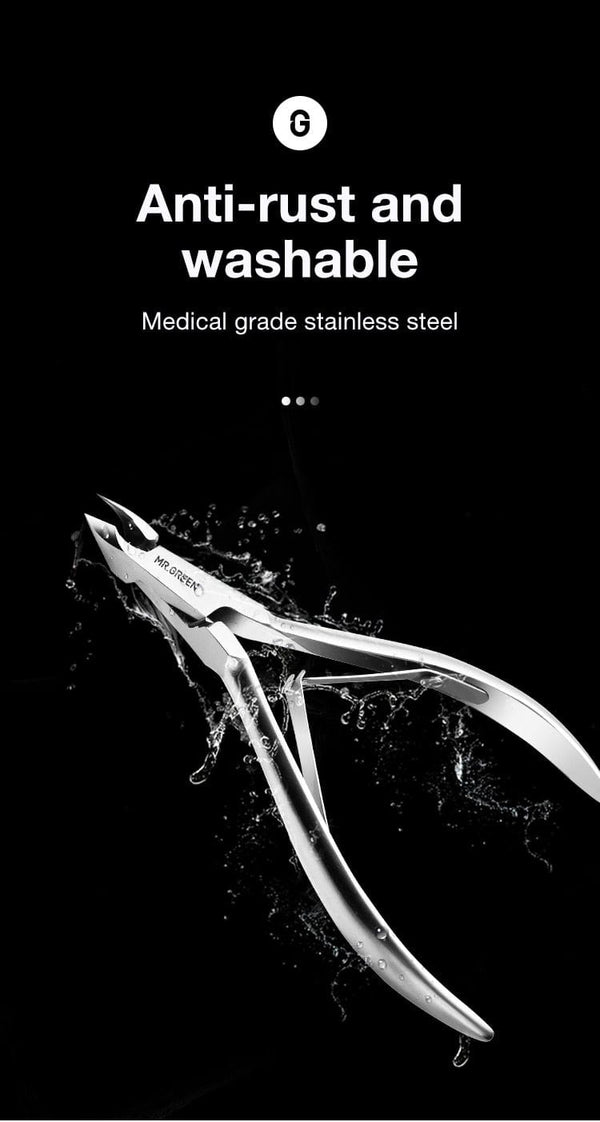 Planet Gates Cuticle Nippers Nail Manicure Cuticle Scissors Clippers Trimmer Dead Skin Remover Pedicure Stainless Steel Cutters Tool