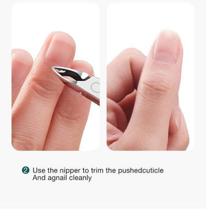Planet Gates Cuticle Nippers Nail Manicure Cuticle Scissors Clippers Trimmer Dead Skin Remover Pedicure Stainless Steel Cutters Tool
