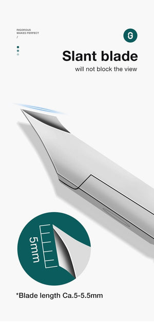 Planet Gates Cuticle Nippers Nail Manicure Cuticle Scissors Clippers Trimmer Dead Skin Remover Pedicure Stainless Steel Cutters Tool