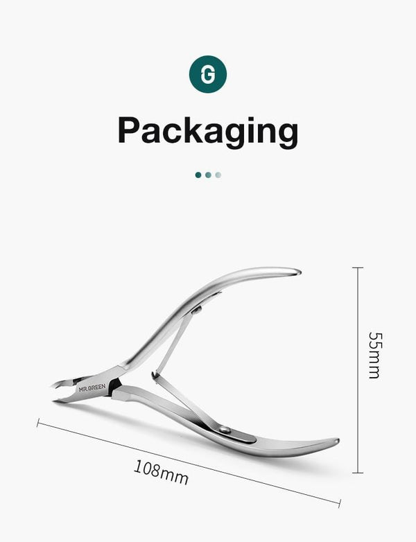 Planet Gates Cuticle Nippers Nail Manicure Cuticle Scissors Clippers Trimmer Dead Skin Remover Pedicure Stainless Steel Cutters Tool