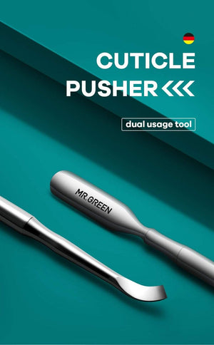 Planet Gates Cuticle Pusher and Spoon Nail Cleaner Remover Cutter Durable Manicure Pedicure Tool Polish Fingernails and Toenails