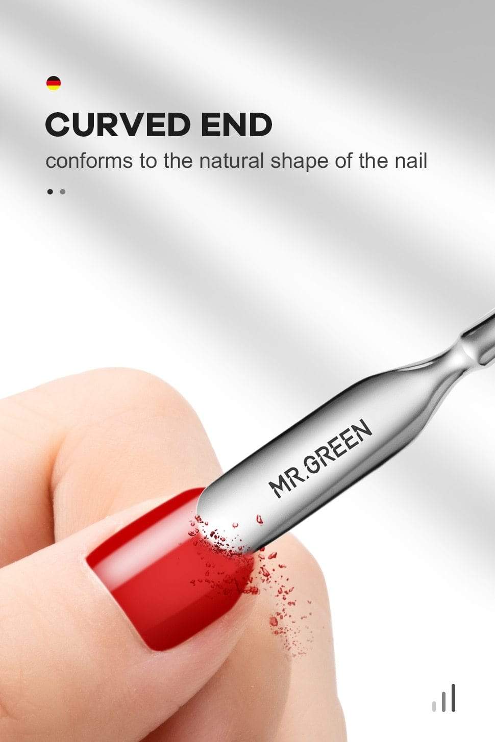 Planet Gates Cuticle Pusher and Spoon Nail Cleaner Remover Cutter Durable Manicure Pedicure Tool Polish Fingernails and Toenails