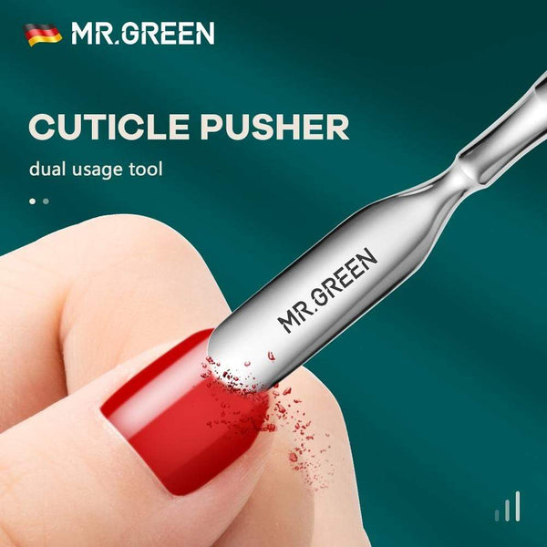 Planet Gates Cuticle Pusher and Spoon Nail Cleaner Remover Cutter Durable Manicure Pedicure Tool Polish Fingernails and Toenails