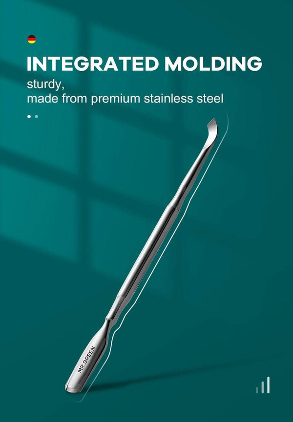 Planet Gates Cuticle Pusher and Spoon Nail Cleaner Remover Cutter Durable Manicure Pedicure Tool Polish Fingernails and Toenails