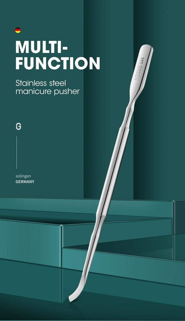 Planet Gates Cuticle Pusher Double Ended Nail Polish Remover Manicure Pusher Tool Nail Dirt Cleaner Stainless Steel Dead Skin Pusher