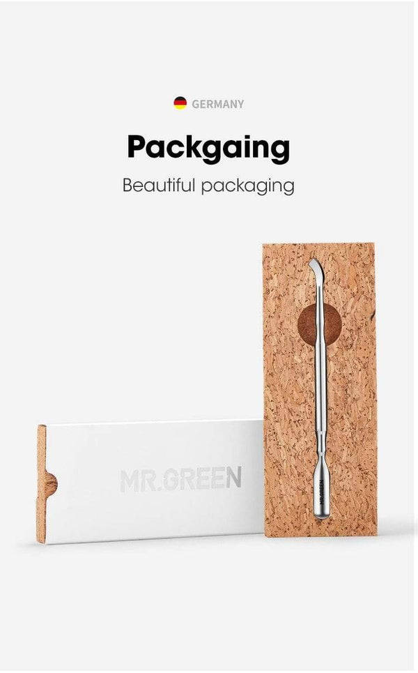 Planet Gates Cuticle Pusher Double Ended Nail Polish Remover Manicure Pusher Tool Nail Dirt Cleaner Stainless Steel Dead Skin Pusher